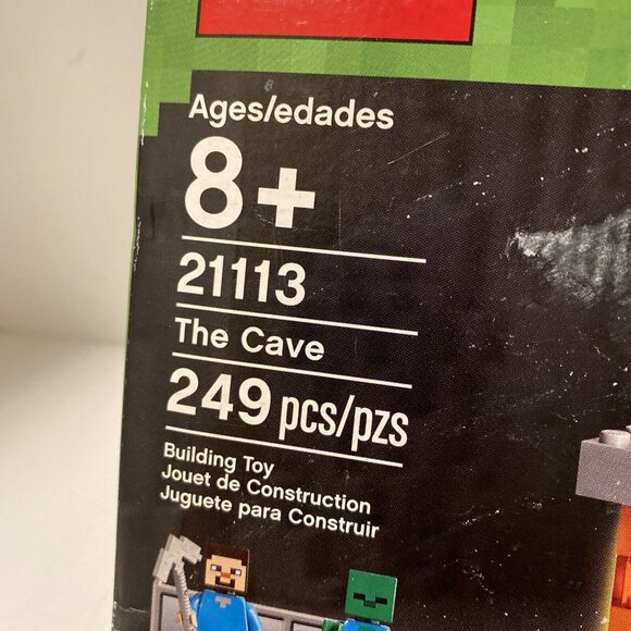 LEGO® Minecraft® 21113- The Cave- 249 Pieces- New Product in Damaged Box - Picture 11 of 12